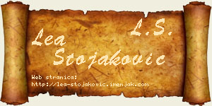 Lea Stojaković vizit kartica